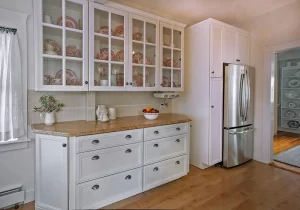 Glass-Front Shaker Cabinets