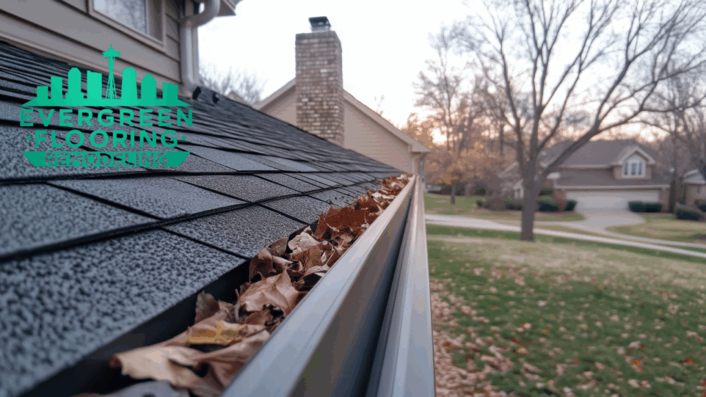 Keep your gutters clear before the rain.
